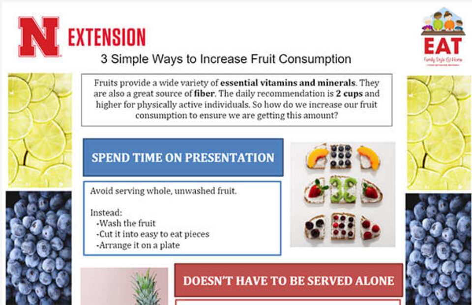 3 Simple Ways to Increase Fruit Consumption