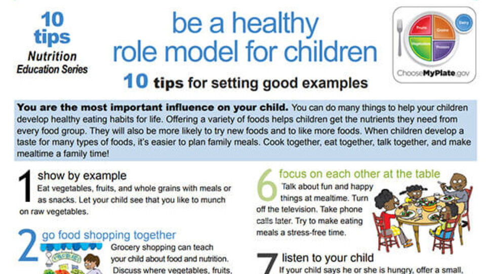 Be a Healthy Role Model for Children