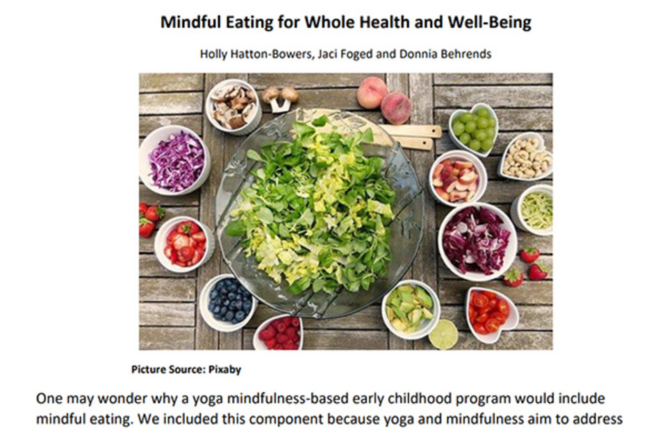 Mindful Eating for Whole Health and Well-Being