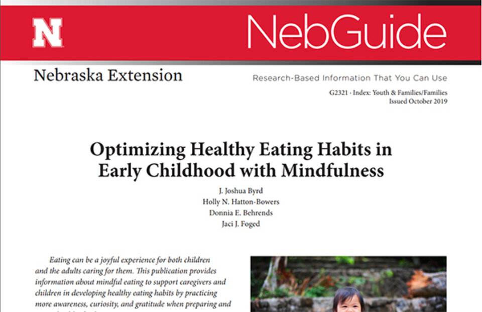 Optimizing Healthy Eating Habits in Early Childhood with Mindfulness